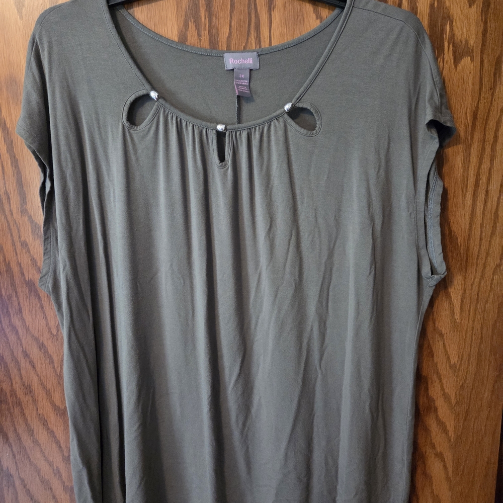 Rachel Women's Chic Olive Blouse